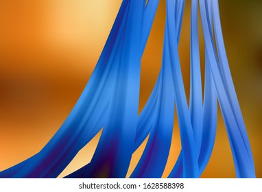 Light Orange vector blurred bright template. Shining colorful illustration in smart style. Smart design for your work.