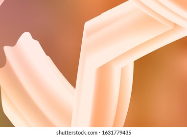 Light Orange vector blurred bright template. Colorful illustration in abstract style with gradient. Completely new design for your business.