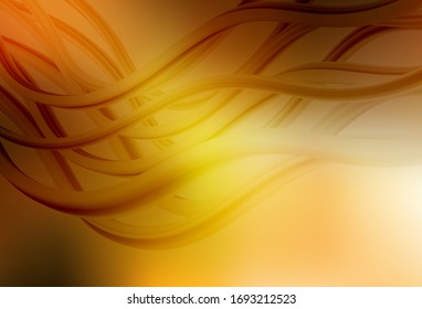 Light Orange vector blurred bright pattern. A completely new colored illustration in blur style. The best blurred design for your business.