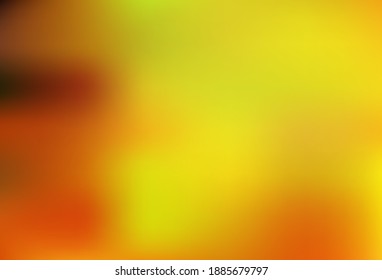 Light Orange vector blurred bright template. Colorful illustration in abstract style with gradient. The best blurred design for your business.