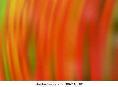 Plantilla brillante vectorial naranja clara borrosa. Nueva ilustración coloreada en estilo borroso con gradiente. Nuevo estilo para el diseño de su negocio.