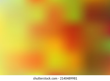 Hellorangefarbene Vektorgrafik unscharfer heller Muster. Eine elegante, helle Illustration mit Farbverlauf. Probieren Sie Ihre kreativen Designs aus.