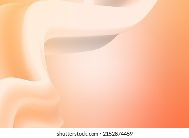Light Orange vector blurred bright template. Colorful illustration in abstract style with gradient. New style for your business design.