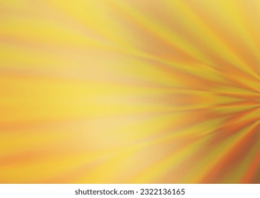 Light Orange vector blurred bright pattern. Glitter abstract illustration with an elegant design. Brand new style for your business design.
