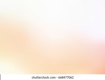 Light Orange vector blurred bright template. Glitter abstract illustration with an elegant design. The blurred design can be used for your web site.