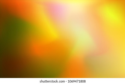 Light Orange vector blurred and colored background. Colorful abstract illustration with gradient. The completely new template can be used for your brand book.