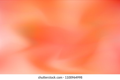Light Orange vector blurred and colored pattern. Glitter abstract illustration with an elegant design. Brand-new style for your business design.