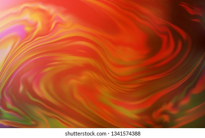 Light Orange vector blurred and colored pattern. Creative illustration in halftone style with gradient. New style design for your brand book.