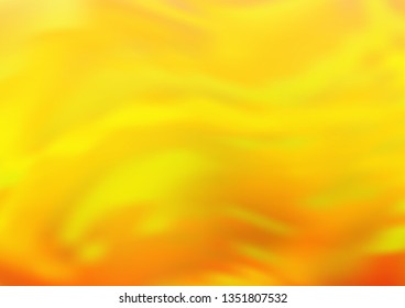 Light Orange vector blurred and colored template. Colorful illustration in abstract style with gradient. A completely new template for your design.