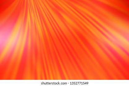 Light Orange vector blurred and colored pattern. Creative illustration in halftone style with gradient. Blurred design for your web site.