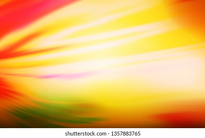 Light Orange vector blurred and colored pattern. Creative illustration in halftone style with gradient. New way of your design.