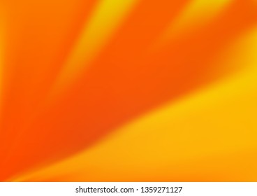 Light Orange vector blurred and colored background. An elegant bright illustration with gradient. The template for backgrounds of cell phones.