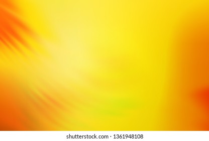Light Orange vector blurred and colored pattern. Colorful illustration in abstract style with gradient. Completely new design for your business.
