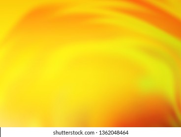 Light Orange vector blurred and colored background. Glitter abstract illustration with an elegant design. The template can be used for your brand book.