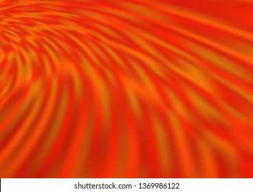Light Orange vector blurred and colored background. An elegant bright illustration with gradient. The background for your creative designs.