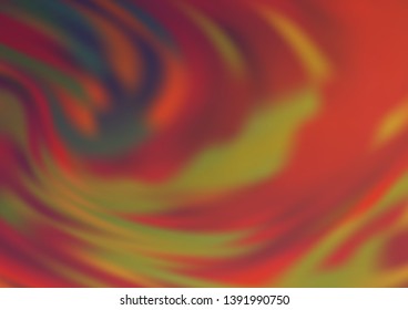 Light Orange vector blurred and colored template. Colorful abstract illustration with gradient. Brand new design for your business.