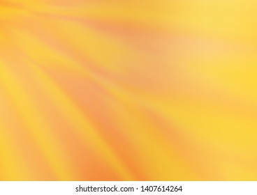 Light Orange vector blurred and colored template. Modern geometrical abstract illustration with gradient. The best blurred design for your business.
