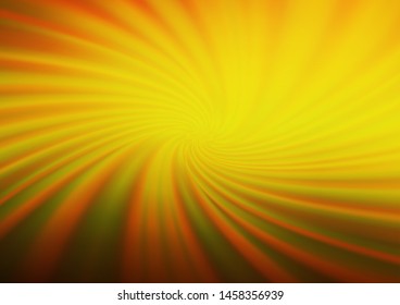 Light Orange vector blurred and colored background. Modern geometrical abstract illustration with gradient. A completely new design for your business.