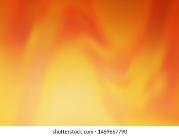 Light Orange vector blurred and colored template. Glitter abstract illustration with an elegant design. The elegant pattern for brand book.