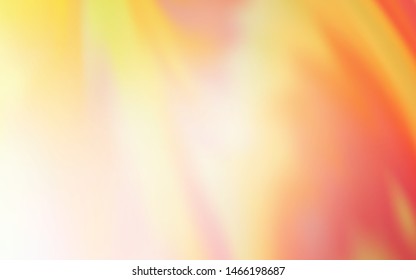 Light Orange vector blurred and colored pattern. An elegant bright illustration with gradient. Background for a cell phone.
