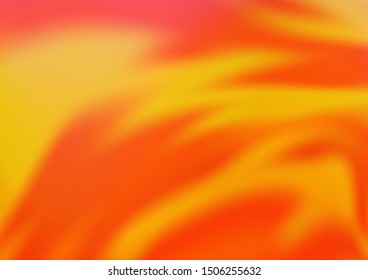 Light Orange vector blurred and colored background. A completely new color illustration in a bokeh style. The background for your creative designs.