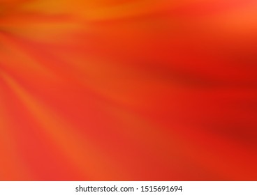 Light Orange vector blurred and colored background. Colorful illustration in blurry style with gradient. A completely new template for your design.