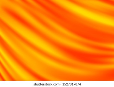 Light Orange vector blurred and colored template. Modern geometrical abstract illustration with gradient. The template can be used for your brand book.