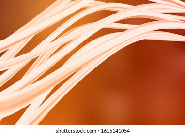 Light Orange vector blurred and colored pattern. Glitter abstract illustration with gradient design. New style design for your brand book.