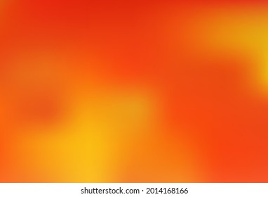 Light Orange vector blurred and colored template. A completely new color illustration in a bokeh style. Sample for your creative designs.