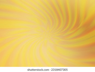 Light Orange vector blurred and colored template. A completely new color illustration in a bokeh style. The blurred design can be used for your web site.