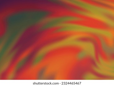Hellorangefarbener, unscharfer Vektorhintergrund. Farbige abstrakte Illustration mit Farbverlauf. Das unscharfe Design kann für Ihre Website verwendet werden.