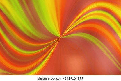 Patrón borroso y colorido del vector naranja claro. Ilustración colorida en estilo abstracto con gradiente. Marco elegante para un libro de marca.