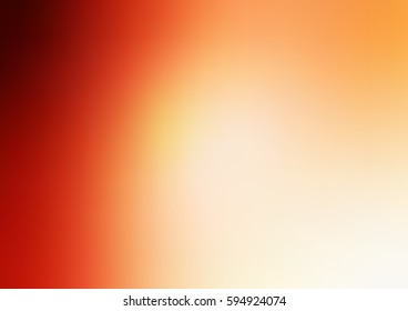Light Orange vector blurred colored illustration. Brand-new design for your business. Creative background in halftone style with gradient.