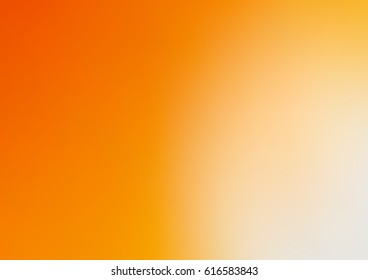 Light Orange vector blurred colored illustration. Brand-new design for your business. Creative background in halftone style with gradient.