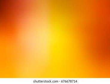 Light Orange vector blurred and colored template. Colorful abstract illustration with gradient. A new texture for your design.