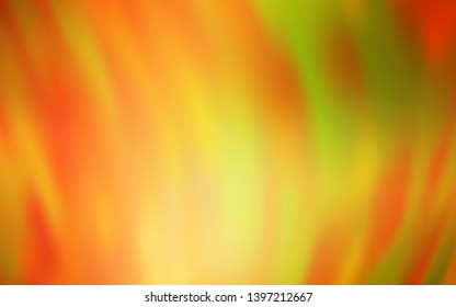 Light Orange vector blurred pattern. New colored illustration in blur style with gradient. Background for a cell phone.