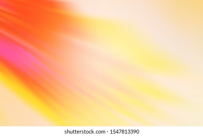 Light Orange vector blurred pattern. Shining colored illustration in smart style. New design for your business.