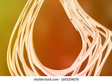 Light Orange vector blurred pattern. Colorful illustration in abstract style with gradient. The best blurred design for your business.