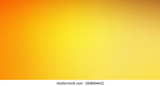 Light Orange vector blurred pattern. New colorful illustration in blur style with gradient. Smart design for your apps.