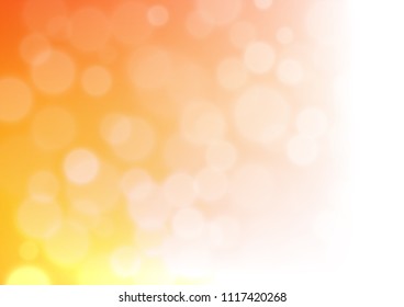 Light Orange vector blurred shine abstract pattern. Shining colorful illustration in a Brand new style. The template can be used for your brand book.