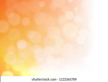 Light Orange vector blurred shine abstract pattern. Colorful illustration in blurry style with gradient. A new texture for your design.