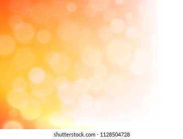 Light Orange vector blurred shine abstract pattern. Glitter abstract illustration with an elegant design. The elegant pattern for brand book.