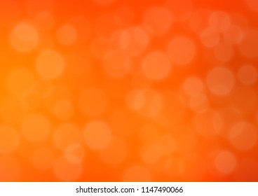 Light Orange vector blurred shine abstract template. Colorful illustration in blurry style with gradient. A new texture for your design.