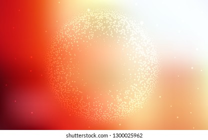 Light Orange vector blurred shine abstract texture. Shining colored illustration in smart style. New way of your design.