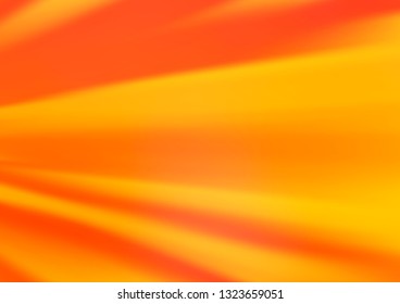 Light Orange vector blurred shine abstract pattern. An elegant bright illustration with gradient. Brand new style for your business design.