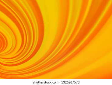 Light Orange vector blurred shine abstract pattern. Modern geometrical abstract illustration with gradient. The best blurred design for your business.