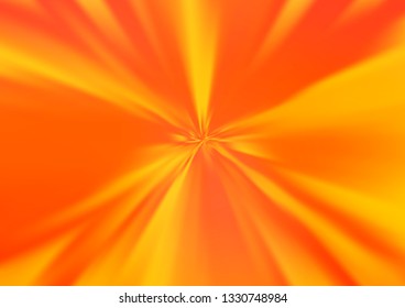 Light Orange vector blurred shine abstract pattern. An elegant bright illustration with gradient. The template for backgrounds of cell phones.