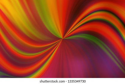 Light Orange vector blurred shine abstract template. An elegant bright illustration with gradient. Elegant background for a brand book.