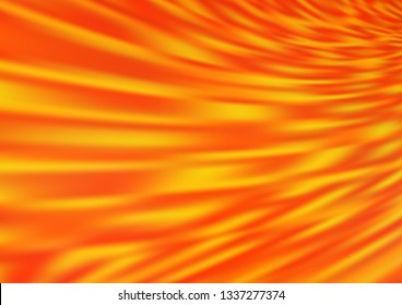 Light Orange vector blurred shine abstract pattern. Colorful illustration in abstract style with gradient. Brand new style for your business design.