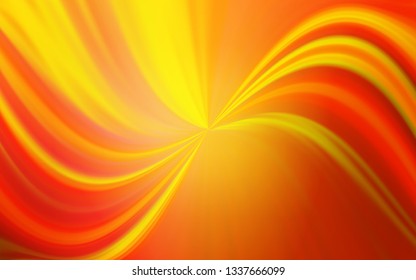 Light Orange vector blurred shine abstract background. New colored illustration in blur style with gradient. New style for your business design.